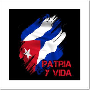 Patria Y Vida T-shirt Posters and Art